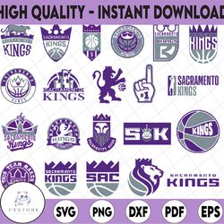 21 files sacramento kings svg, nba basketball bundle svg, sacramento svg, kings svg,nba svg, nba svg, basketball clipart