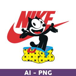 nike felix the cat png, felix the cat png, nike logo fashion png, nike logo png, fashion logo png - download