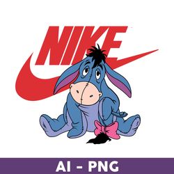 nike eeyore png, eeyore png, disney png, nike logo fashion png, nike logo png, fashion logo png - download