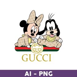 gucci mickey and goofy png, disney png, gucci logo fashion png, gucci logo png, fashion logo png - download