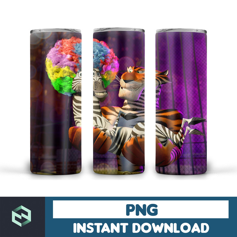 Madagascar tumbler tumbler ,Tumblers Designs 20oz Skinny Straight & Tapered, Design Template for Sublimation, Full Tumbler (2).jpg