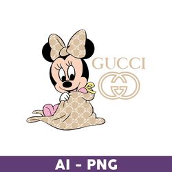 Gucci Baby Minnie Mouse Png, Minnie Mouse Png, Gucci Logo Fashion Png, Gucci Logo Png, Fashion Logo Png - Download