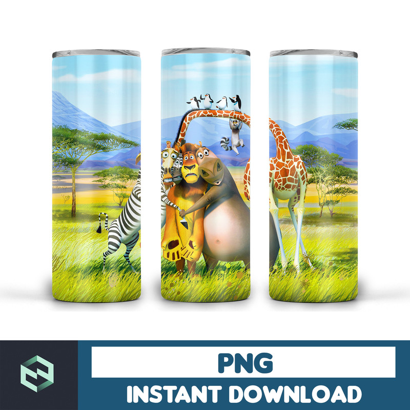 Madagascar tumbler tumbler ,Tumblers Designs 20oz Skinny Straight & Tapered, Design Template for Sublimation, Full Tumbler (21).jpg