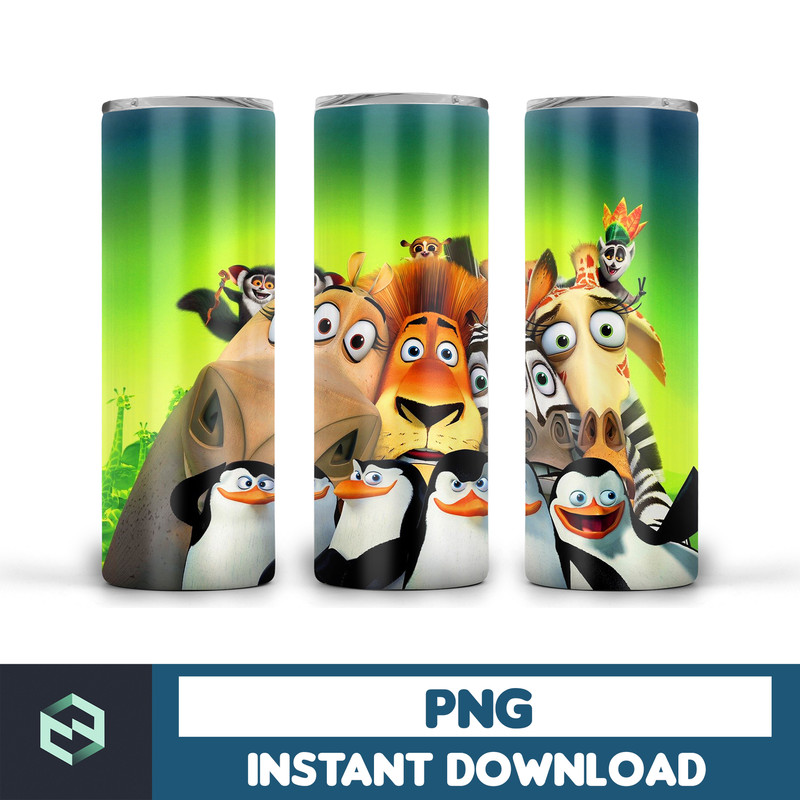 Madagascar tumbler tumbler ,Tumblers Designs 20oz Skinny Straight & Tapered, Design Template for Sublimation, Full Tumbler (26).jpg