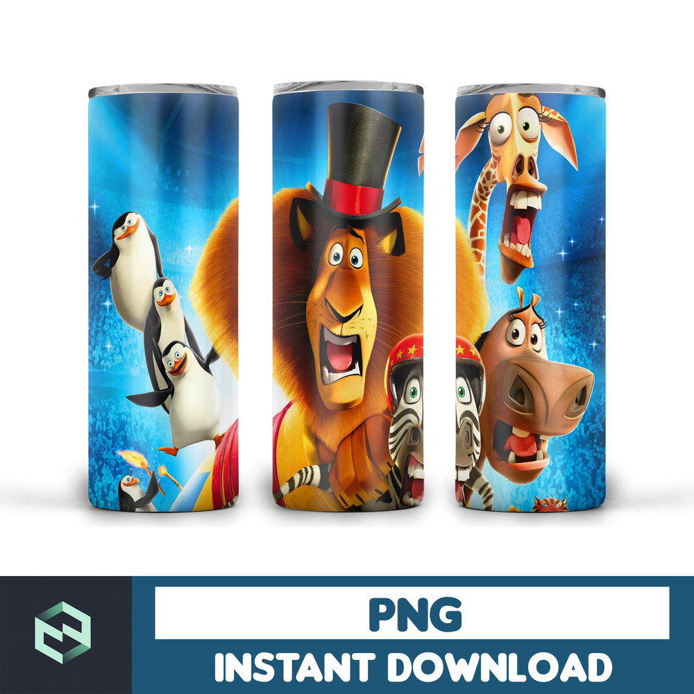 Madagascar tumbler tumbler ,Tumblers Designs 20oz Skinny Straight & Tapered, Design Template for Sublimation, Full Tumbler (27).jpg