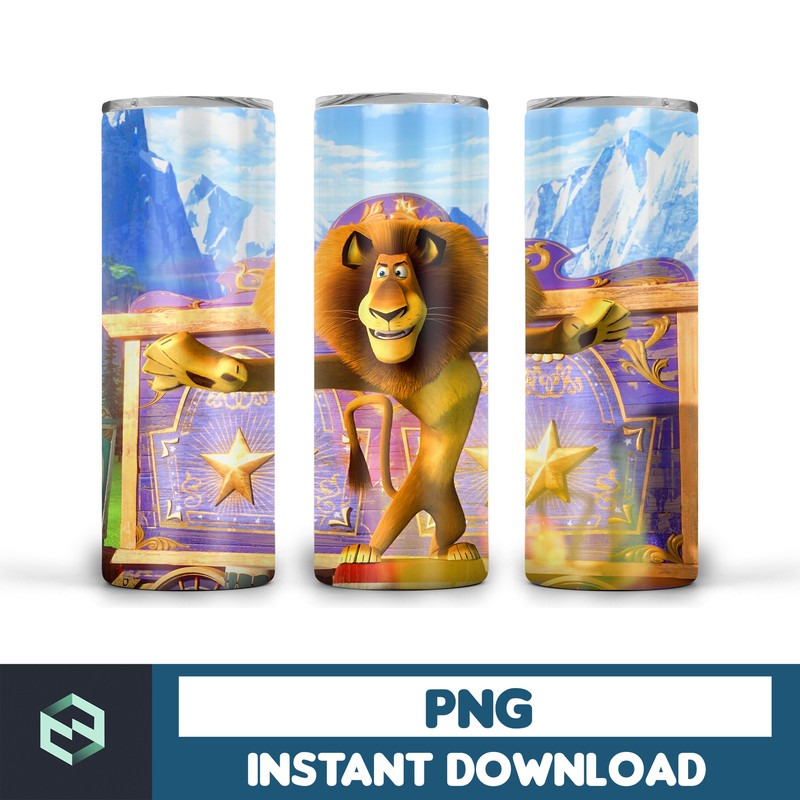 Madagascar tumbler tumbler ,Tumblers Designs 20oz Skinny Straight & Tapered, Design Template for Sublimation, Full Tumbler (28).jpg
