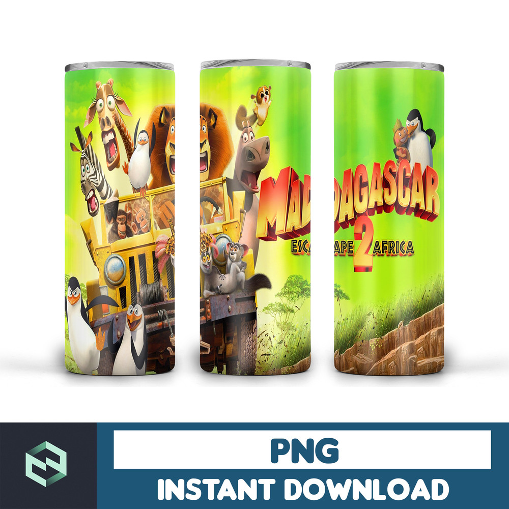 Madagascar tumbler tumbler ,Tumblers Designs 20oz Skinny Straight & Tapered, Design Template for Sublimation, Full Tumbler (29).jpg