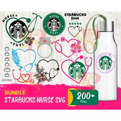 200 starbucks nurse bundle svg, starbucks svg, starbucks logo svg, starbucks svg, starbuck bundle svg, starbucks logo sv