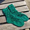 Green-womens-handmade-knitted-socks-1