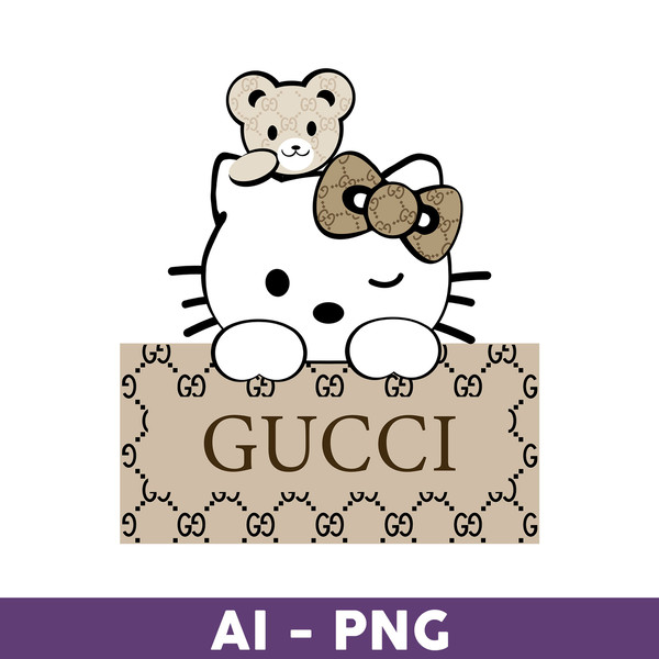 Gucci Hello Kitty Png, Hello Kitty Png, Gucci Png, Gucci Logo Fashion Png,  Gucci Logo Png, Fashion Logo Png - Download