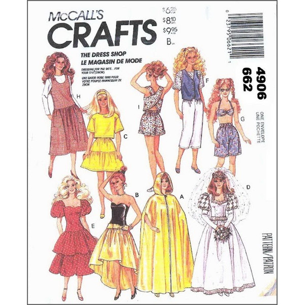 McCall's 4906 (662) Doll clothes patterns.jpg