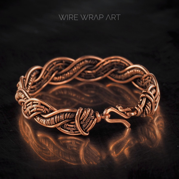 bracelet bangle handmade wrapping jewelry wovenwork seven chakra talisman vibes healing r (1).jpeg