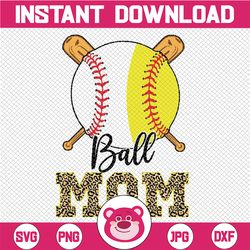 ball mom baseball softball mama women mother's day 2023 png, baller mom png, baseball retro png, digital download