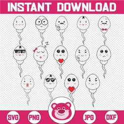 funny sperm mother's day, sperm father's day svg, thanks for not swallowing us, mother day, digital download