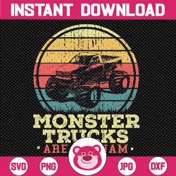 Monster Truck Are My Jam For Monster Truck Lovers Svg,  Monster Trucks Svg, Mother's Day, Digital Download