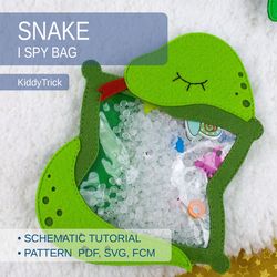 I Spy Bag Snake Sewing Pattern