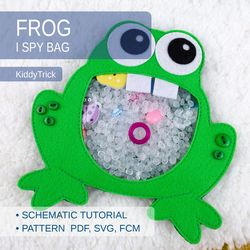 I Spy Bag - Felt Frog Sewing Pattern