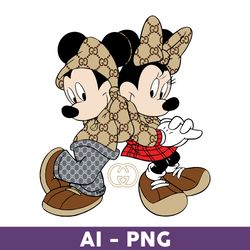 gucci mickey and minnie mouse png, mickey mouse png,disney png, gucci logo fashion png, gucci logo png, fashion logo png