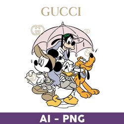 gucci mickey and friend png, mickey png, disney png, gucci logo fashion png, gucci logo png, fashion logo - download