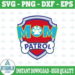 mom patrol logo, mom patrol clipart, mom patrol cut file, mom patrol invite, mom patrol cricut
