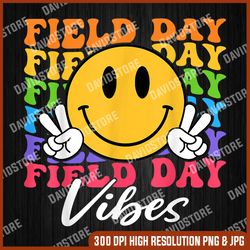 hippie field day vibes for teacher kids retro field day 2023 png, field day vibes png, png high quality, png, digital