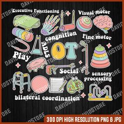 occupational therapy pediatric therapist ot month png, png high quality, png, digital download