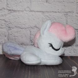 Chibi Sleepy SweetieBelle Plush toy My little pony plush pony toy mlp -MADE TO ORDER