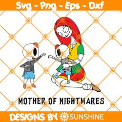 Sally And Son Svg, Mother Of Nightmares SVG, Custom Halloween, Mother Day Gift SVG, Halloween svg, File For Cricut