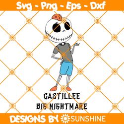 Big Nightmare SVG, Castiel Lee Custom Name, Cute Kids Gift For Halloween SVG, Halloween svg, File For Cricut
