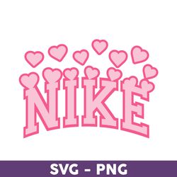 Nike Heart Svg, Nike Logo Svg, Heart Svg, Fashion Brand Logo Svg, Nike Logo Fashion Png - Download File