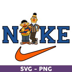 nike ernie and bert svg, nike logo svg, ernie and bert svg, nike sesame street svg, fashion logo svg - download