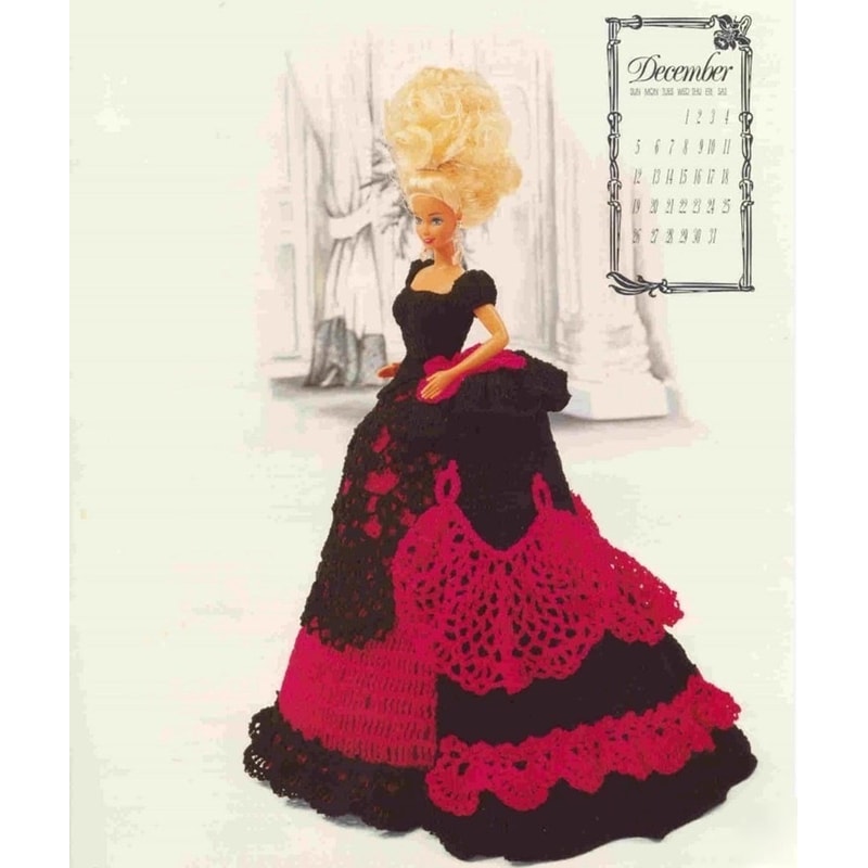 Fashion Doll Gown- doll Barbie Miss December.jpg