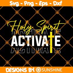 Holy Spirit Activate SVG, Funny Christian Svg, Funny Viral Quote Svg, Jesus Svg, Religious Faith Svg, File For Cricut