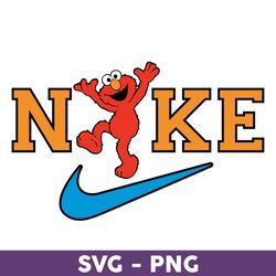Elmo Nike Svg, Nike Logo Svg, Red Monster Nike Svg, Nike Sesame Street Svg, Fashion Logo Svg - Download File