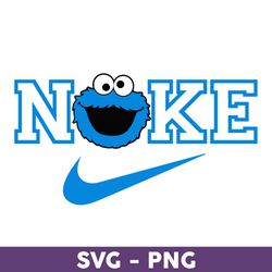 Cookie Monster Nike Svg, Nike Logo Svg, Nike Sesame Street Svg, Fashion Logo Svg - Download File