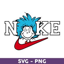 Dr Seuss Thing Nike Logo Svg, Nike Logo Svg, Thing Svg, Nike Dr Seuss Svg, Fashion Logo Svg - Download File