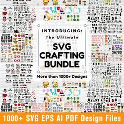 1000 ultimate svg crafting bundle cricut bundle laser cut vector file pdf for cnc laser plasma cutting printing