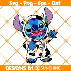Disney Cow Stitch Svg, Cute  Cow Stitch Svg, Lilo & Stitch Svg, Disney Stitch gift shirt, File For Cricut