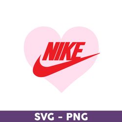 Nike Heart Svg, Heart Svg, Nike Svg, Nike Love Svg, Nike Logo Svg, Fashion Logo Svg - Download File