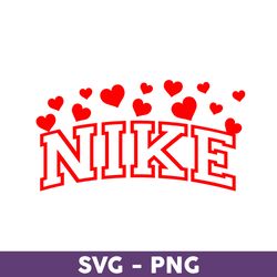 heart valentine nike svg, heart svg, nike svg, nike love svg, nike logo svg, fashion logo svg - download file
