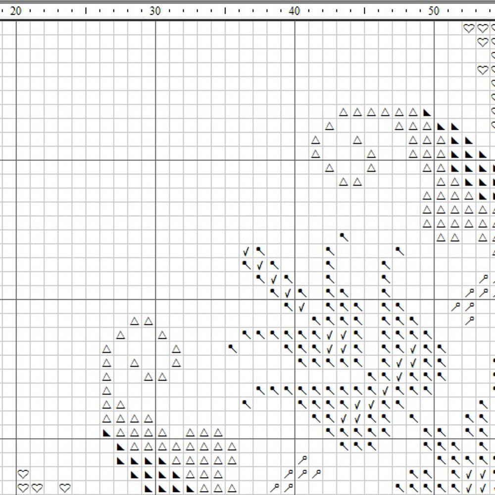 Vintage Round Pillow Ornament Cross Stitch Pattern 1