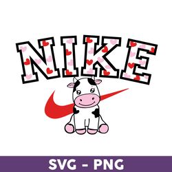 Dairy Cow Nike Svg, Dairy Cow Svg, Animal Svg, Nike Logo Fashion Svg, Nike Logo Svg, Fashion Logo Svg - Download File