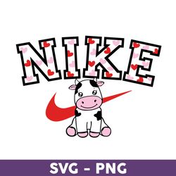 dairy cow nike svg, dairy cow svg, animal svg, nike logo fashion svg, nike logo svg, fashion logo svg - download file