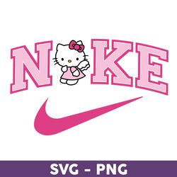 Hello Kitty Nike Svg, Hello Kitty Svg, Nike Logo Fashion Svg, Nike Logo Svg, Fashion Logo Svg - Download File