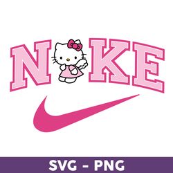 hello kitty nike svg, hello kitty svg, nike logo fashion svg, nike logo svg, fashion logo svg - download file