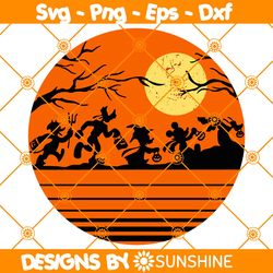 Halloween Trick Treating Svg, Disney Halloween Svg, Mickey Mouse Svg, Minnie Mouse SVG, File For Cricut