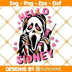 Scream Hello Sidney Svg, Scary Movie Svg, Ghost Face Svg, You Hang Up Svg, Ghostface Calling Svg, Halloween Svg