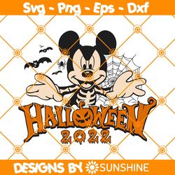 Mickey Halloween 2022 Svg, Mickey Mouse Svg, Disney Halloween Svg, Trick Or Treat Svg, Spooky Vibes Svg, File For Cricut