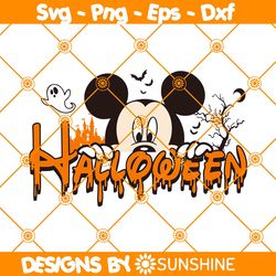 Halloween Spooky Mickey Svg, Mickey Mouse Svg, Disney Halloween Svg, Trick Or Treat Svg, Spooky Vibes Svg