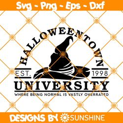 Halloweentown University SVG, Halloween Svg, Spooky Season Svg, Hello Halloween Svg, Spooky Vibes Svg, File For Cricut